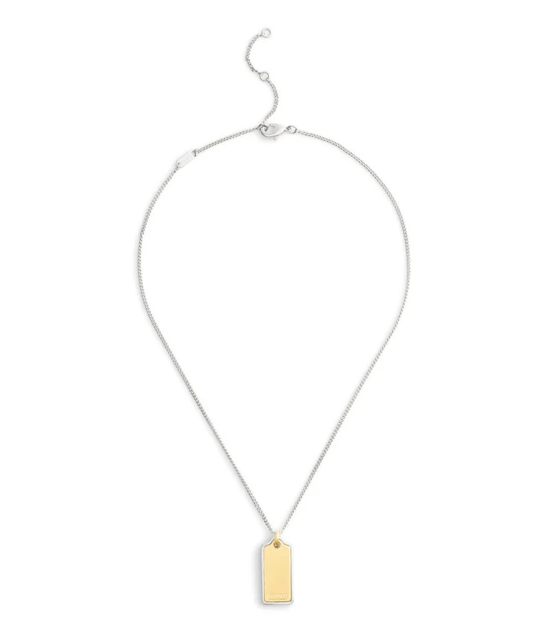 كوتش Signature Hangtag Pendant Necklace